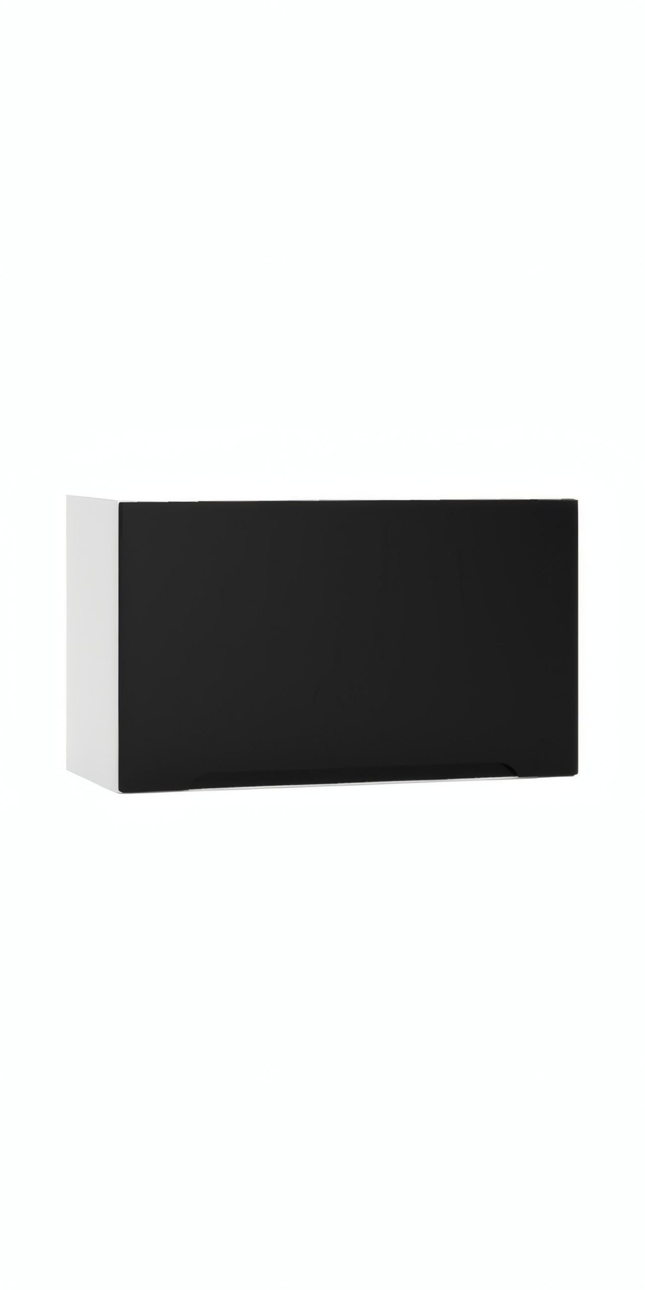 HÄNGESCHRANK W60OKGR - Zivora - Zeitlose Küchen Eleganz - Schwarz, Holz (60/36/30cm) - ROYAL24_MARKT