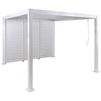 PERGOLA Weiß - Weiß, Metall (302/235/302cm) - MCW