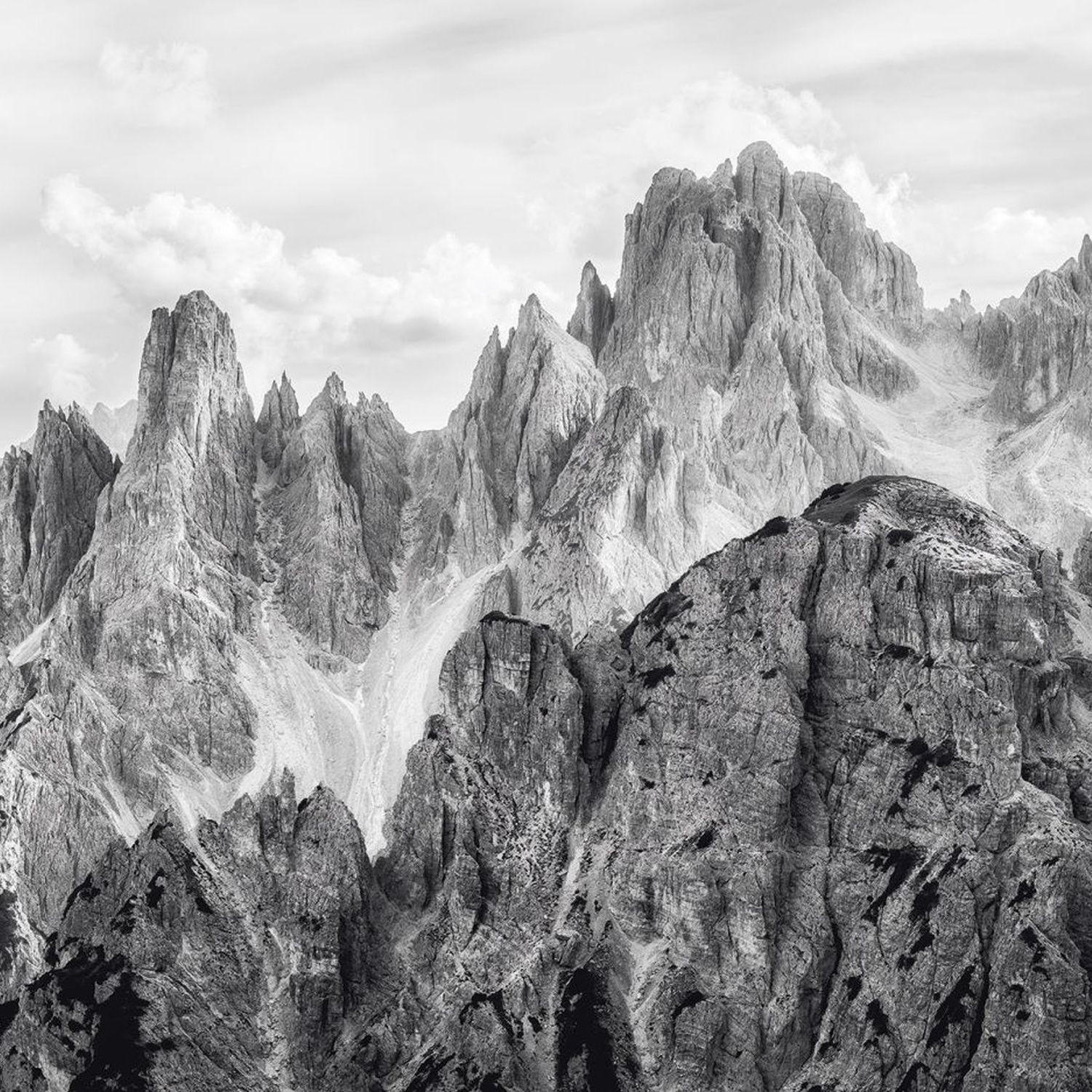 FOTOTAPETE Berge 400 x 250 cm - Schwarz, Papier (400/250cm) - Sanders & Sanders