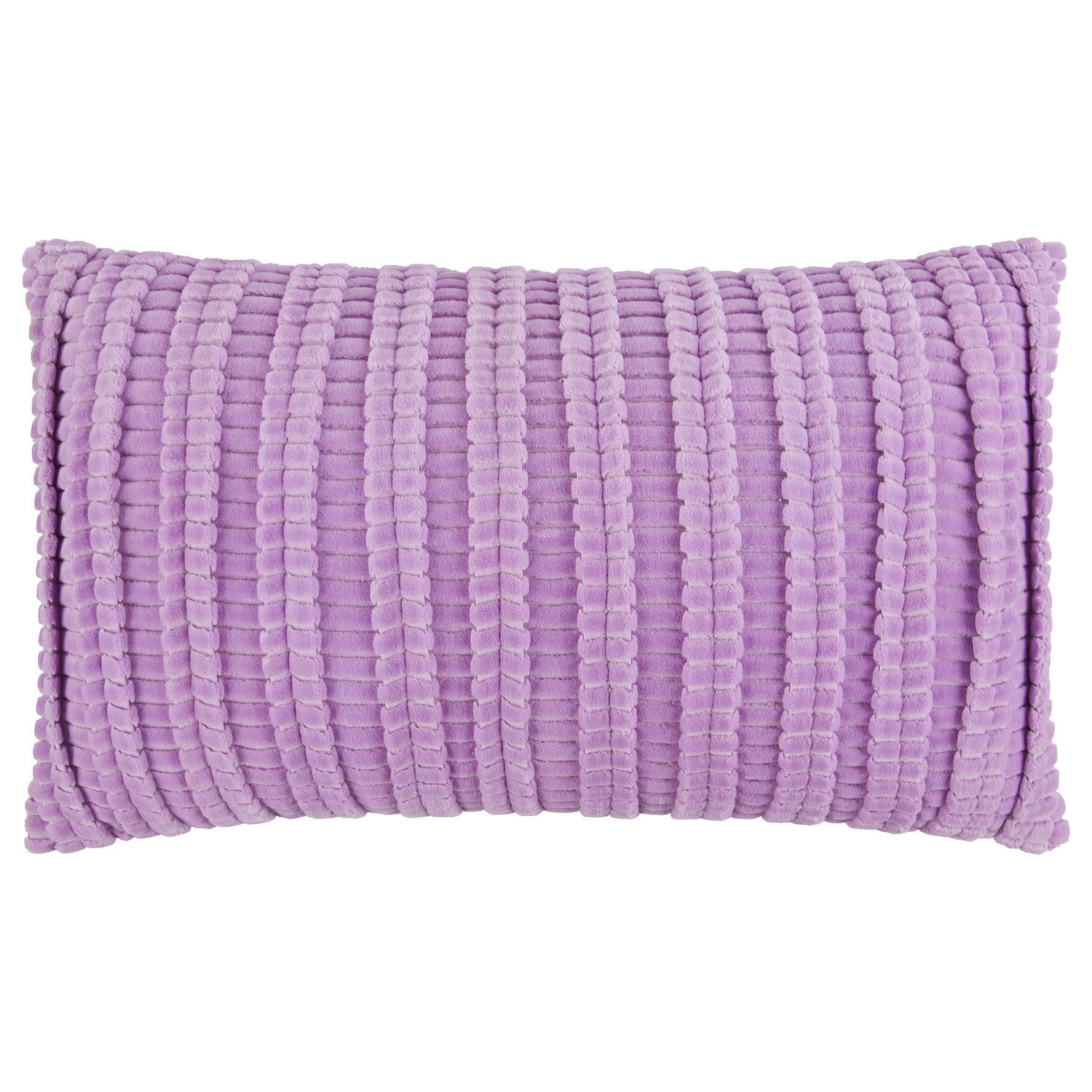 KISSEN Ripped Velvet - Violett, Textil (50/30cm) - Butlers
