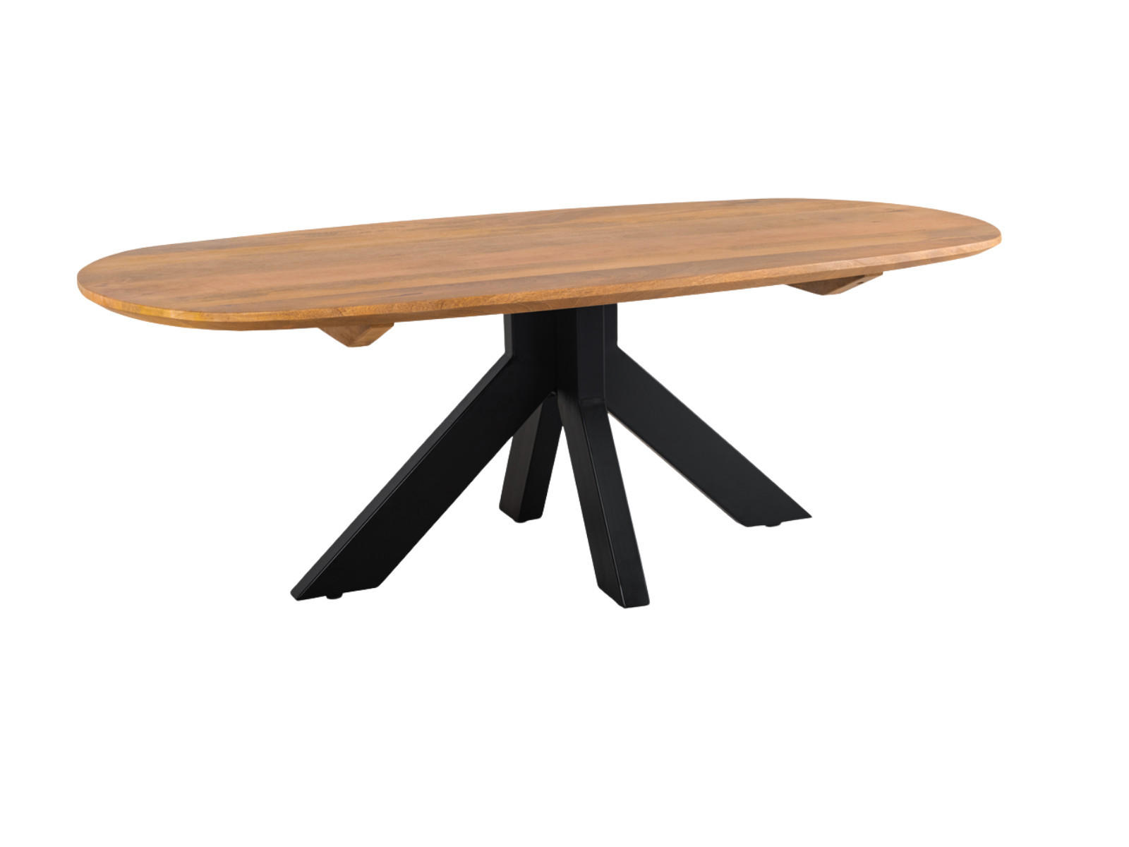 COUCHTISCH Deens Mangoholz 130 cm / 70 cm Natur - Naturfarben, Holz (70/130/45cm)