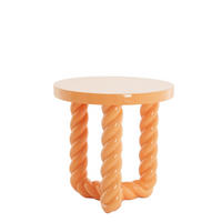 BEISTELLTISCH Vallejo Orange 46/46/46 cm - Orange, Kunststoff (46/46/46cm) - Light & Living
