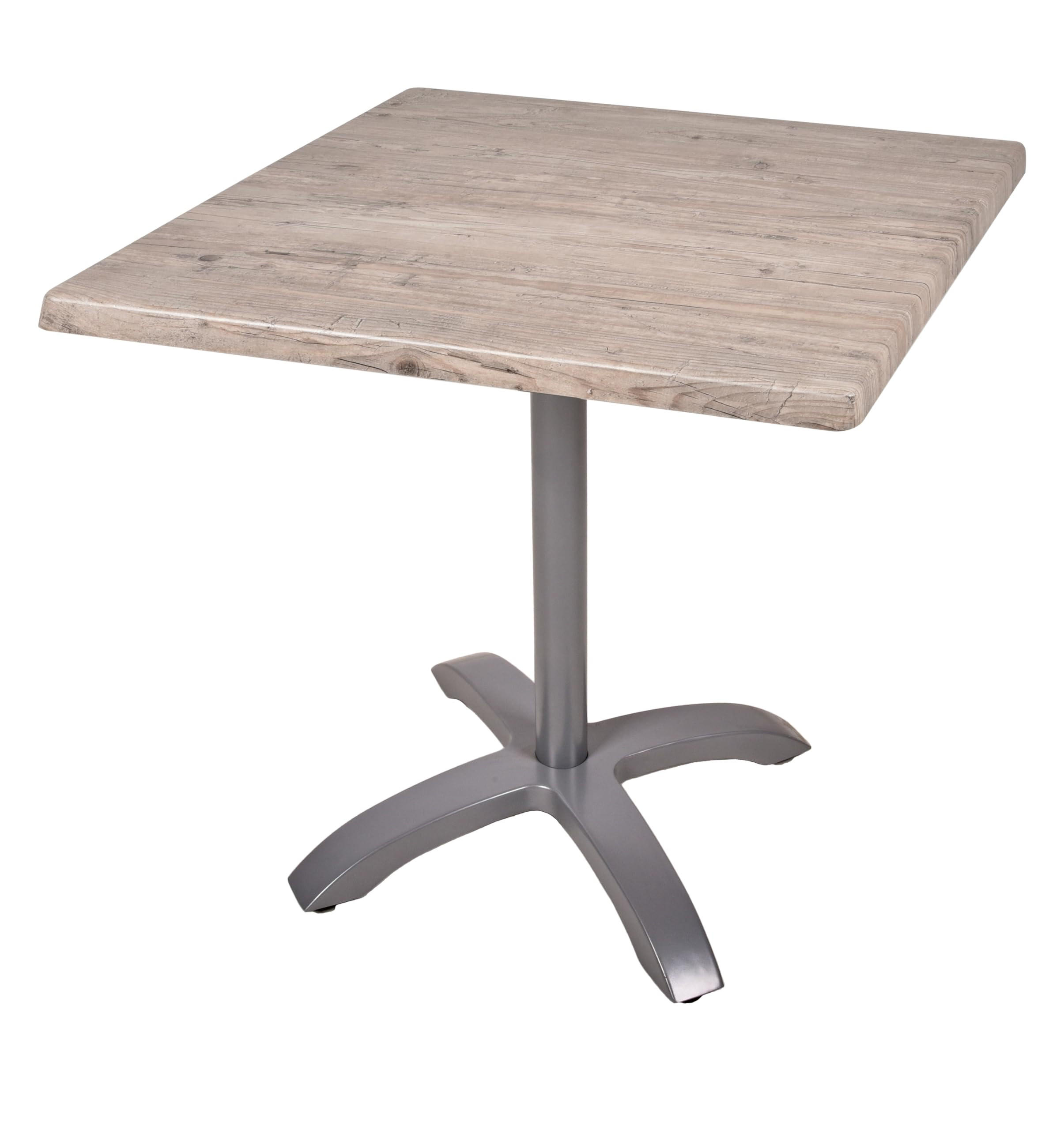 BISTROTISCH Katja 80x80cm Quadratisch Hellbraun Holz Cafétisch - Hellbraun, Holz (80/80/66cm) - DELUKE