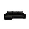 ECKSOFA HEWLET L BIS Sawana 05+14 Links mit Schlaffunktion - Dunkelgrau, Textil (240/140cm) - Bedante