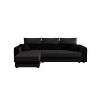 ECKSOFA HEWLET L BIS Sawana 05+14 Links mit Schlaffunktion - Dunkelgrau, Textil (240/140cm) - Bedante