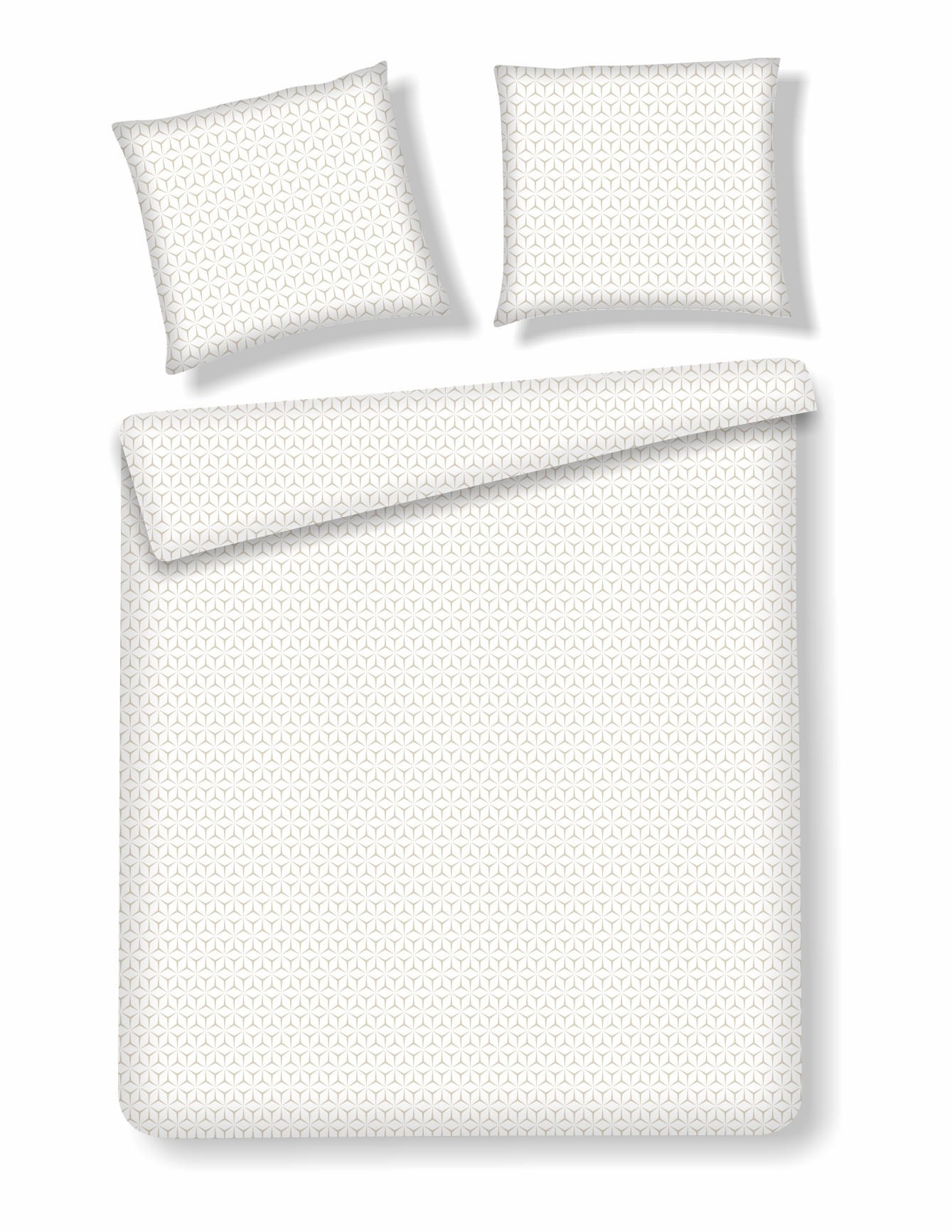 BETTWÄSCHE Virelli - Beige, Textil (160/200cm) - home&you