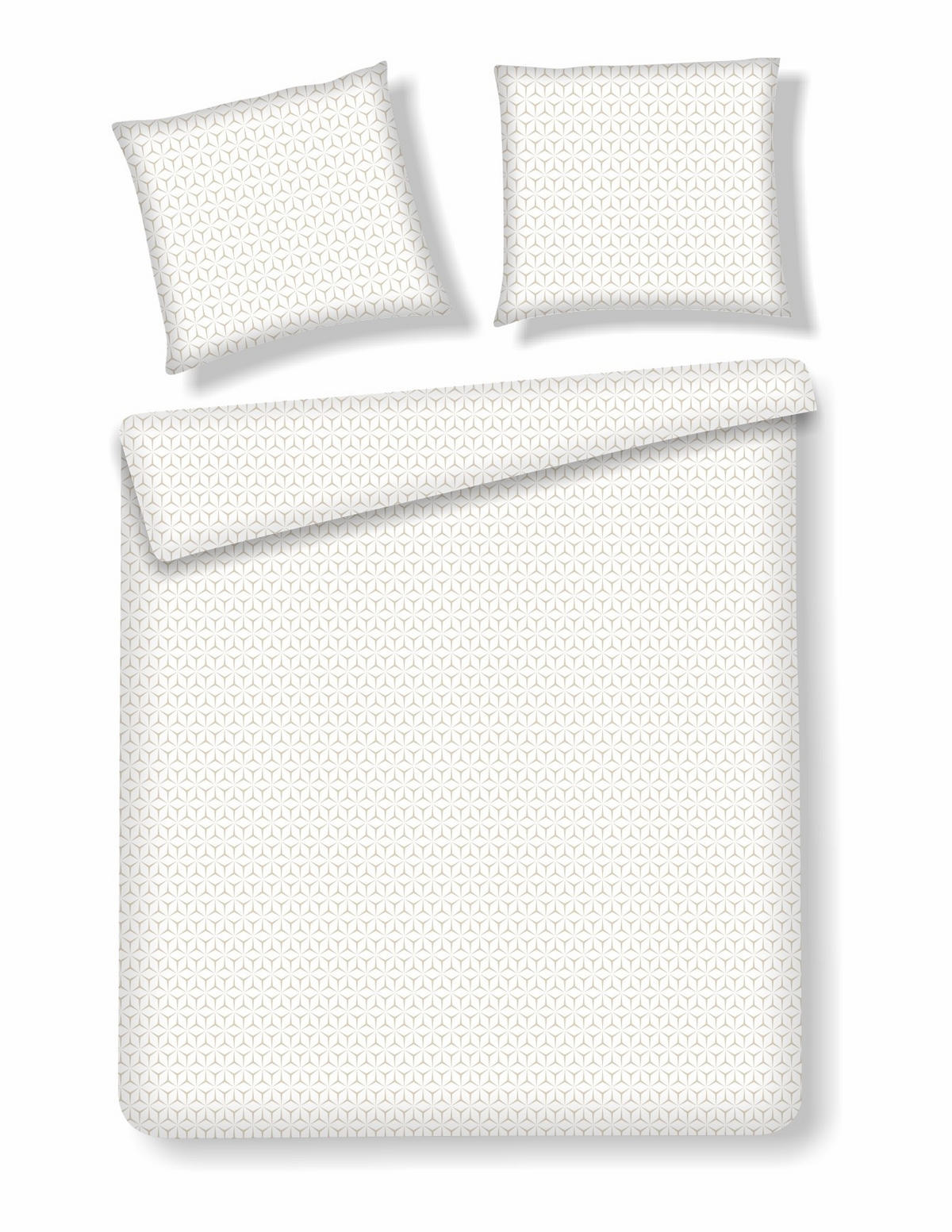 BETTWÄSCHE Virelli - Beige, Textil (160/200cm) - home&you