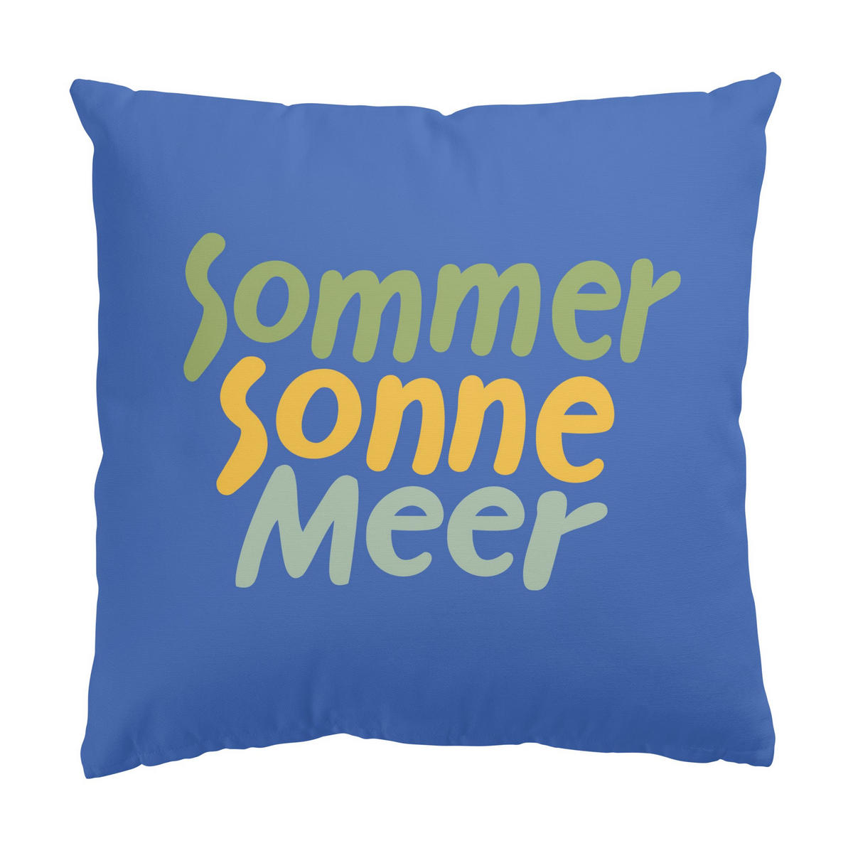 DEKOKISSEN 2er-Set Sommerurlaub Duo VI 50/50 cm - Blau, Textil (50/50cm) - Bilderwelten