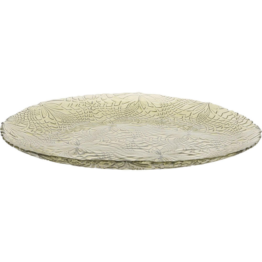 TELLER Basic Grün 32/32/2.3 cm Glas - Grün, Glas (32cm) - Mondex