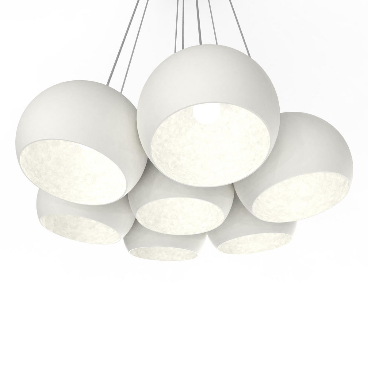 HÄNGELEUCHTE - Weiß, Metall (25/25/20cm) - Lumicom