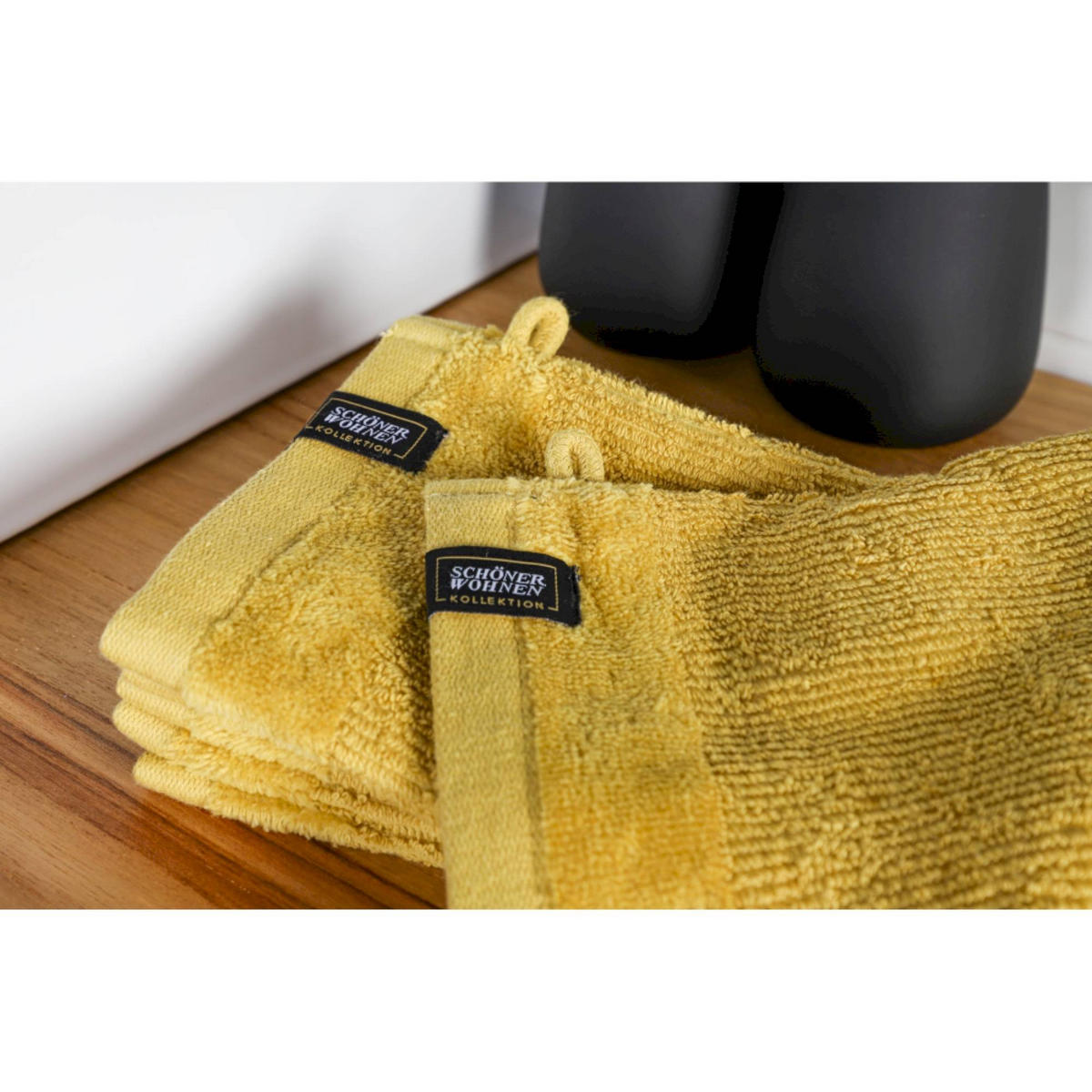 WASCHHANDSCHUH SENSE-6 - Gelb, Textil (16/21cm) - Schöner Wohnen