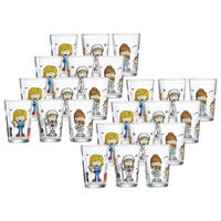 KINDERGLÄSER Berufe Mädchen bunt 205 ml 24er Set - Multicolor, Glas (0.205L) - Ritzenhoff Breker