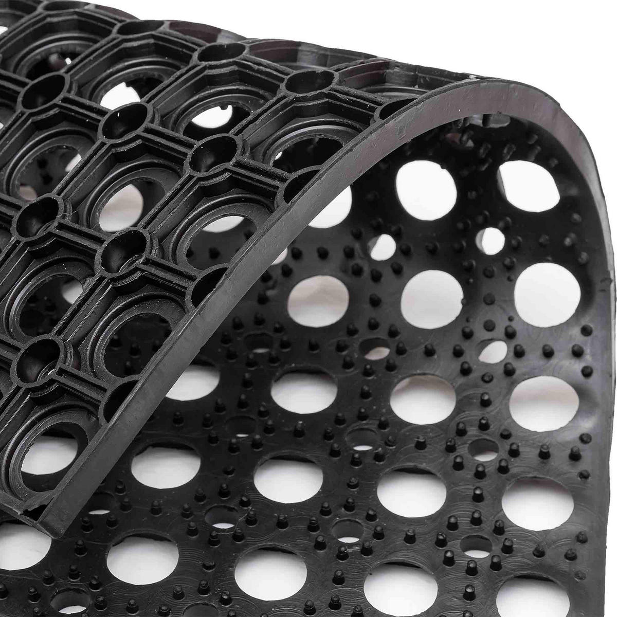 FUSSMATTE AUßEN QUADRO LIGHT - Schwarz, Textil (60/80cm) - Astra