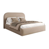 POLSTERBETT OLIMPIA mit Bettkasten 120x200, Castel 15 - Beige, Textil (120/200cm) - Lookway