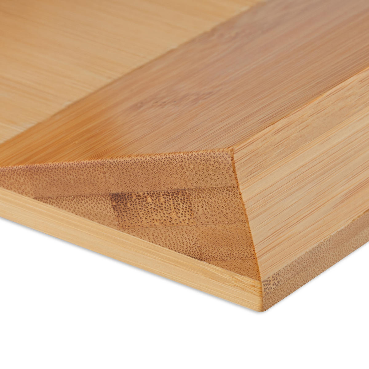 MESSERHALTER - Hellbraun, Holz (13/5.5/40cm) - Relaxdays