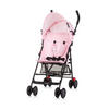 BUGGY Amaya rosa schwarz Sonnendach verstellbar, faltbar, Korb - Hellrosa, Metall (80/43/98cm) - Chipolino