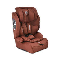 KINDERSITZ i-Size Adventure braun (76-150 cm) Kopfstütze verstellbar bis 36 kg - Braun, Kunststoff (46/78/40cm) - Lorelli
