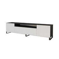 LOWBOARD NOA-2-S 200x53x41 cm - Schwarz / Weiß - Schwarz/Weiß, Holzwerkstoff (200/53/41cm) - ALTDECOR