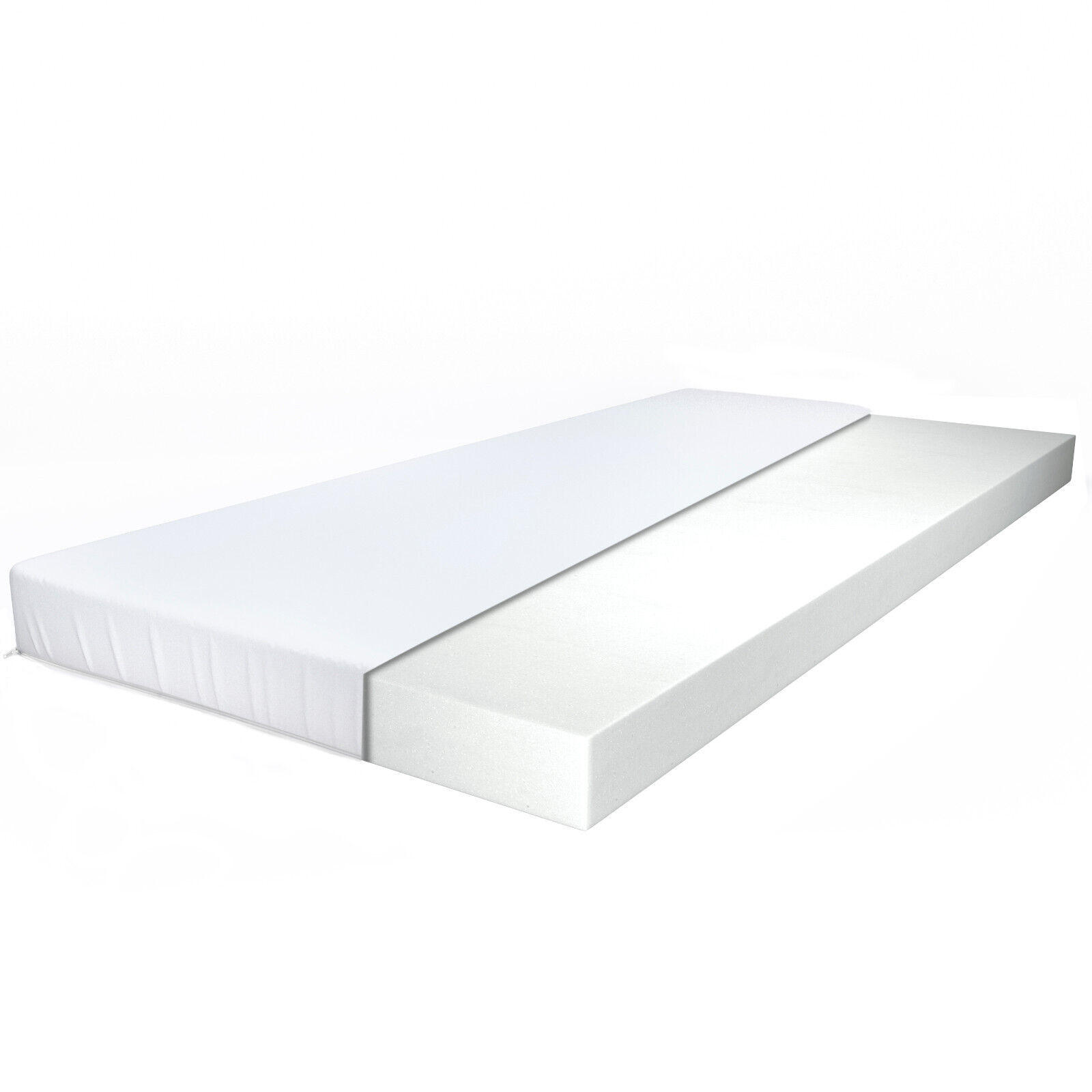 Thumbnail - Jekatex Rollmatratze, Weiß, Textil, H2, 90x200 cm, Schlafzimmer, Matratzen Shop, Matratzen