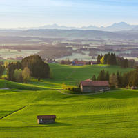 FOTOTAPETE Landschaft 450 x 280 cm - Grün, Papier (450/280cm) - Sanders & Sanders