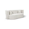SCHLAFSOFA MYFOAM, Sofa mit Schlaffunktion, Farbe: Weiß, Cordstoff - Weiß, Textil (200/80/72cm) - Storez24