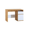 KINDERSCHREIBTISCH ARCO 07 in Weiß Arctic Matt / Wotan Eiche - Eiche Wotan/Weiß, Holzwerkstoff (120/80/52cm) - Deine Möbel 24