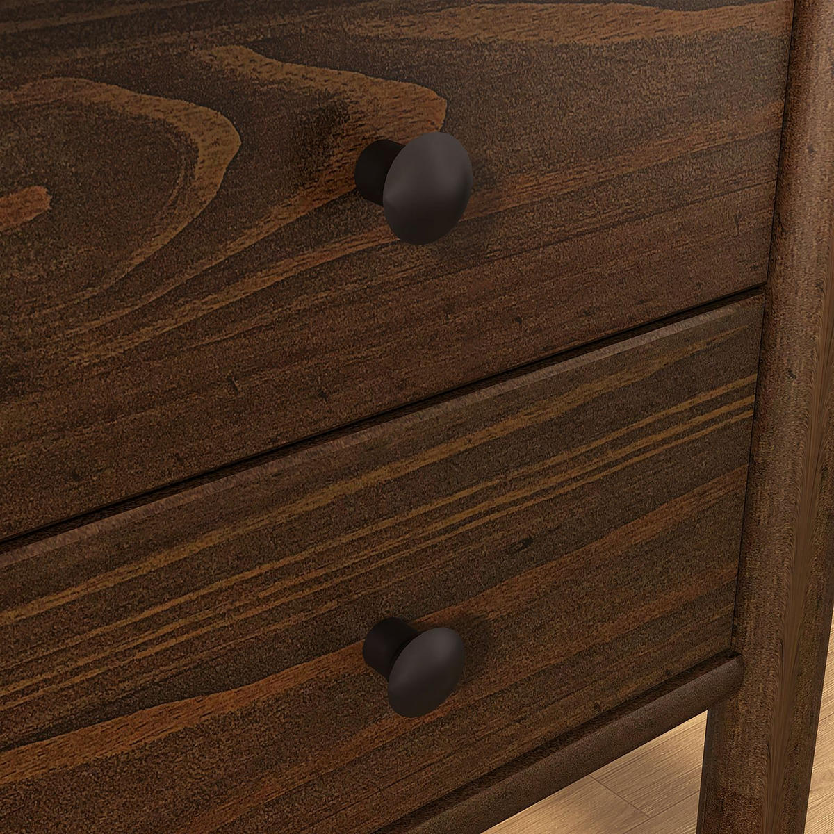 SCHREIBTISCH MARLO - Nussbaumfarben, Holz (54/110/76cm) - IDIMEX