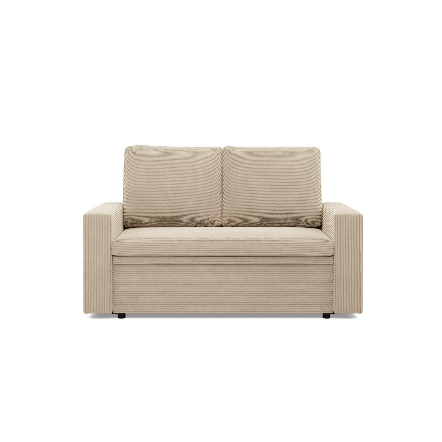 SOFA 2-SITZER MIT SCHLAFFUNKTION NEO, Cord - Beige - Beige, Textil (148/90/87cm) - Mebligo