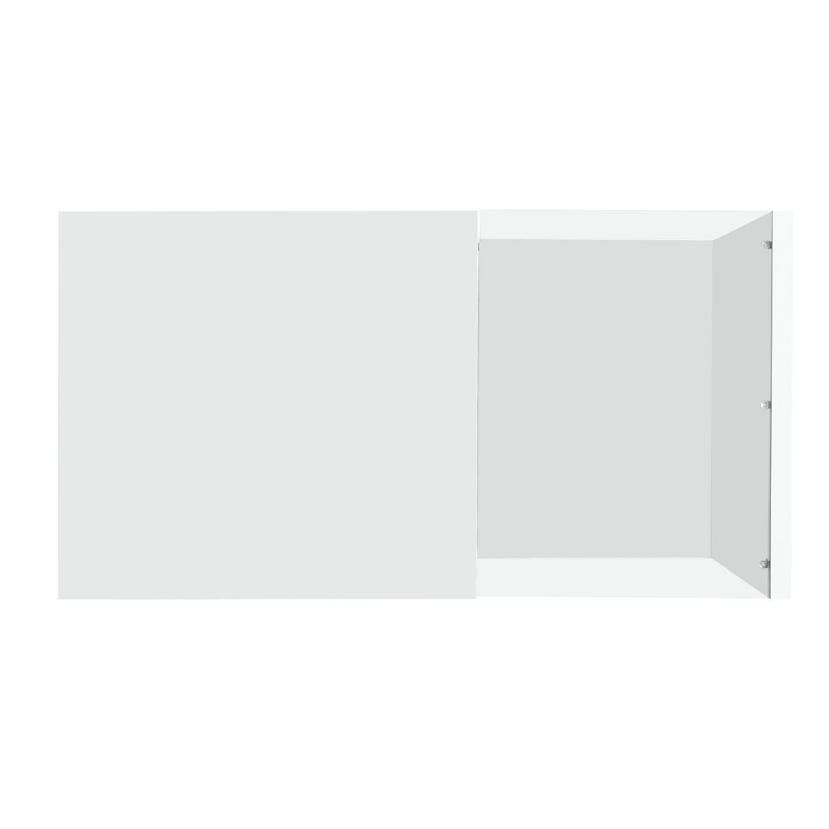 COUCHTISCH DE-016 Hochglanz Weiß - Weiß, Holzwerkstoff (105/55/32.5cm) - ComfortXL