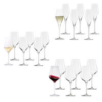 WEIN- UND SEKTGLÄSER Quatrophil transparent 18er Set - Transparent, Glas - Stölzle Lausitz