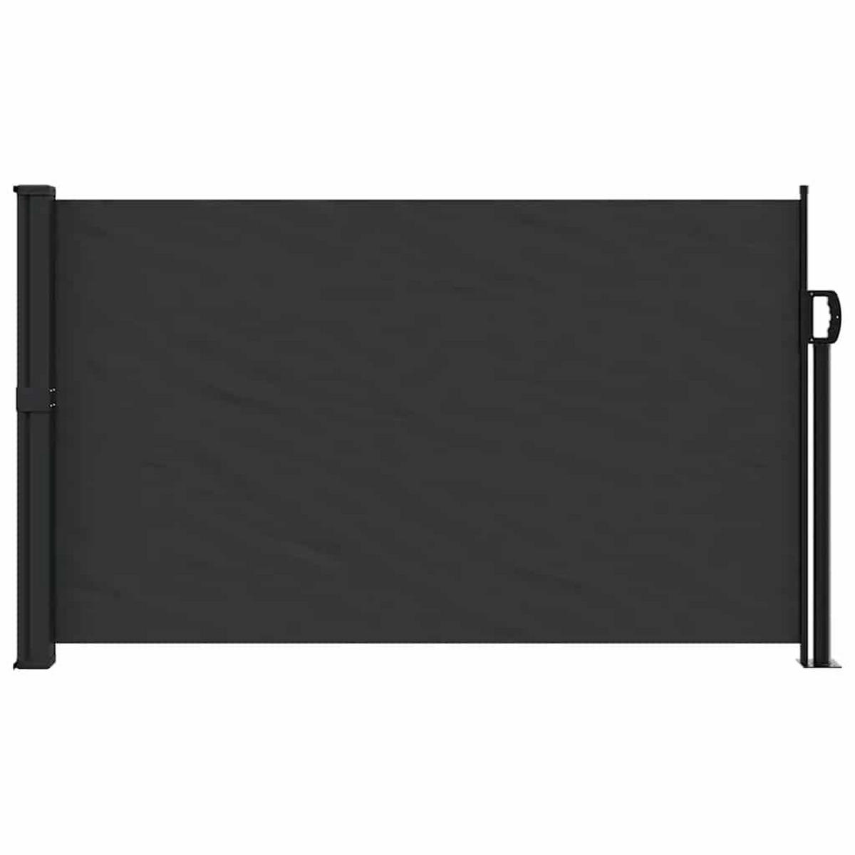 SEITENMARKISE Ausziehbar Schwarz 117x300 cm - Schwarz, Textil (300/117/300cm) - furnicato