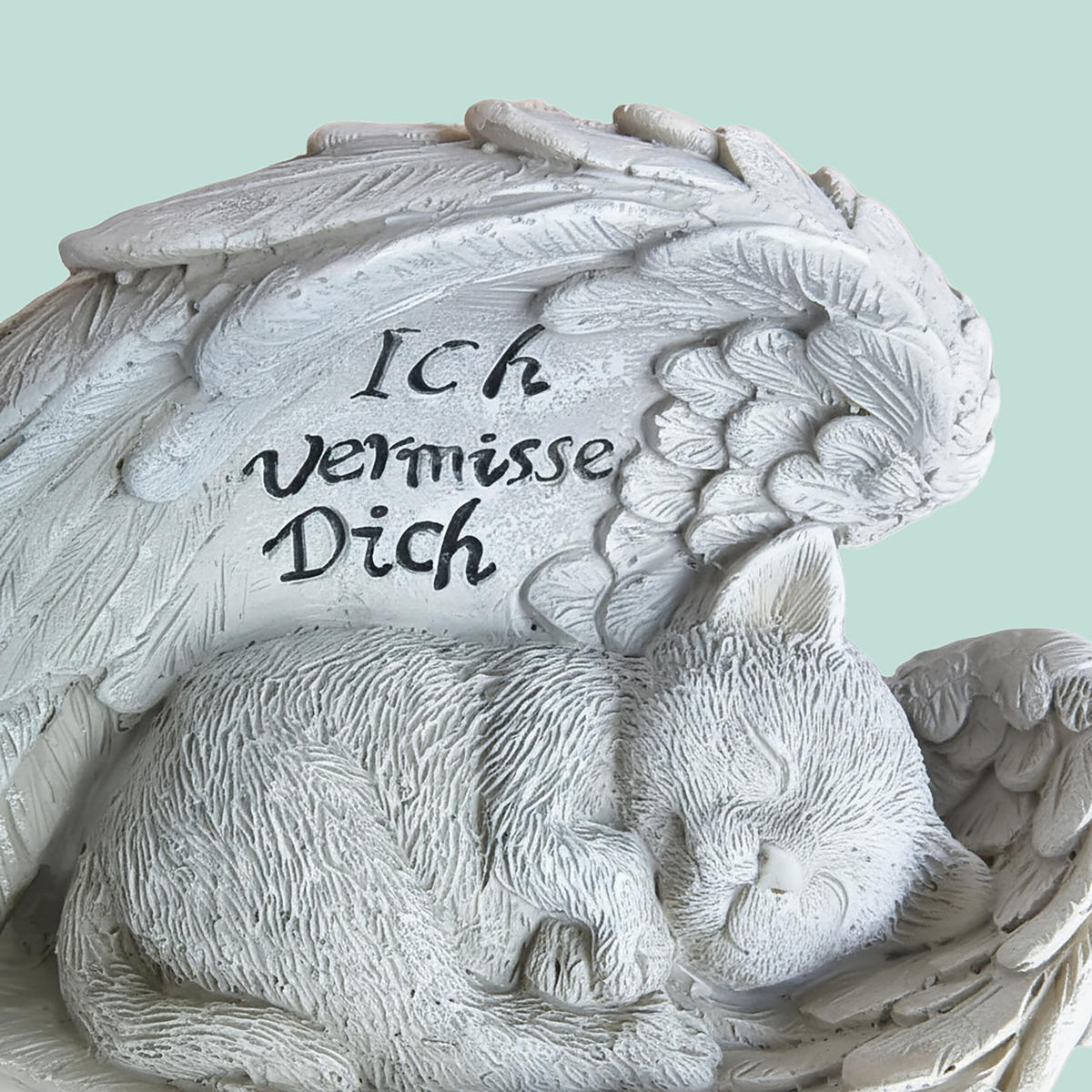 OKRAS za mačje grobove - krem, umetna masa (21/12/11cm) - Relaxdays