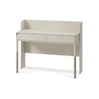 SCHREIBTISCH CATTA mit zwei Schubladen - Creme, Holz (122/97/50cm) - KONSIMO®