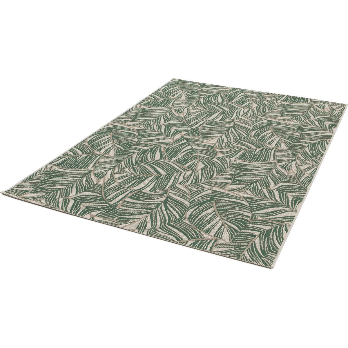 DESIGN Teppich für Innen- und Außenbereich robust grün - Grün, Textil (200/290cm) - AFK Living