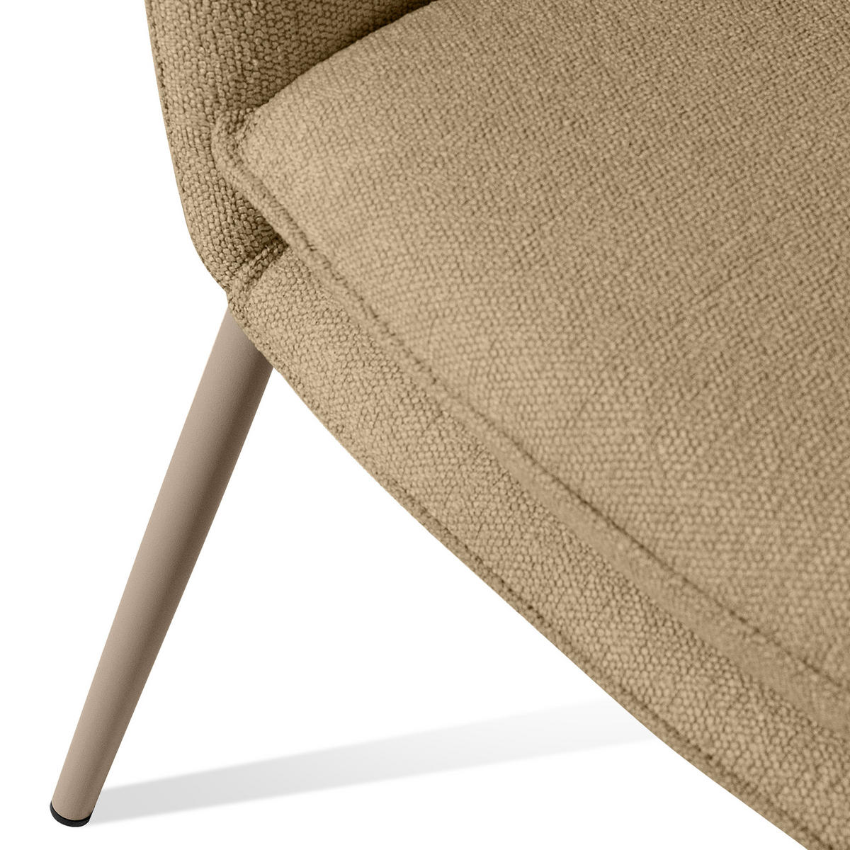 GARTENSOFA SOLIS Loungesofa, - Beige, Textil/Metall (118/76/66cm) - KONSIMO®