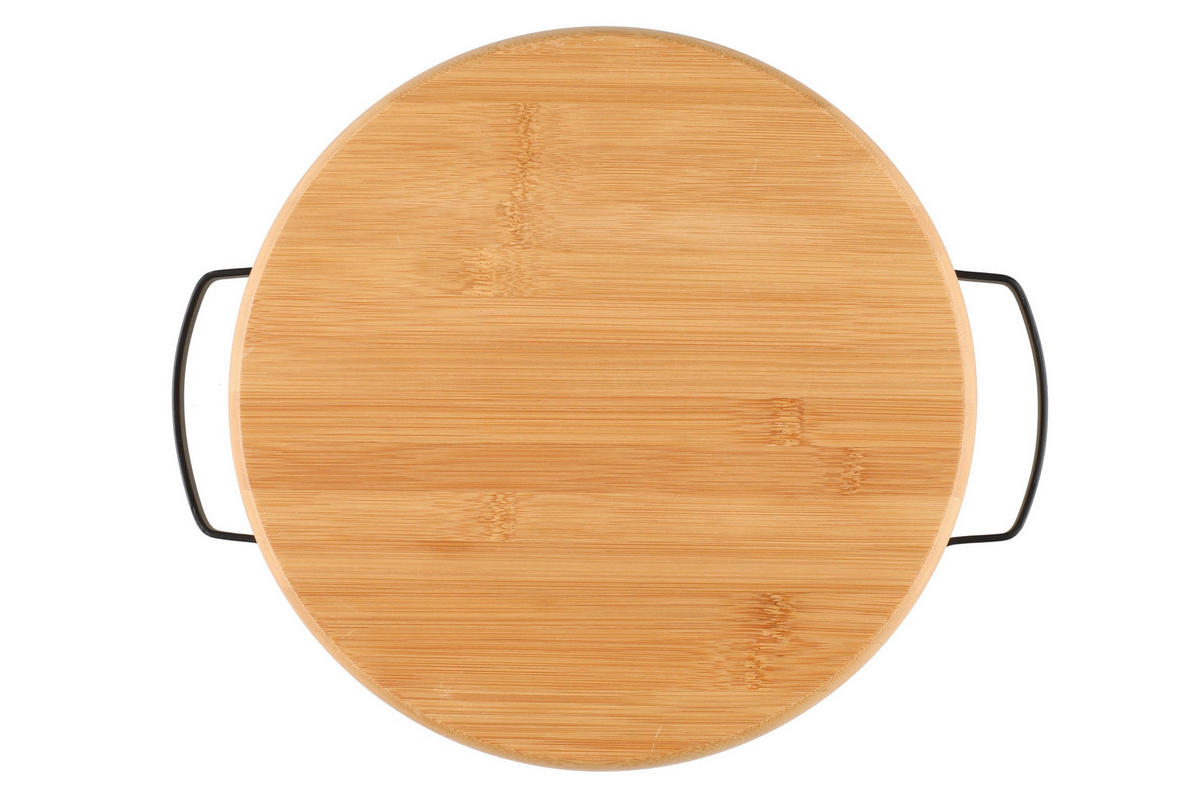 SALATSCHÜSSEL Bambus Ø 35,5 cm - Braun, Naturmaterialien (30cm)