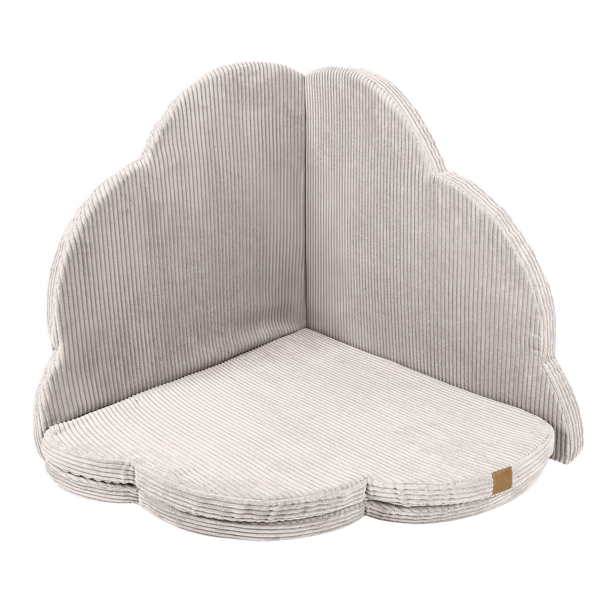 SPIELMATTE für Kinder, Wolke, Aesthetic, Ecru - Ecru, Textil (160/160cm) - MeowBaby