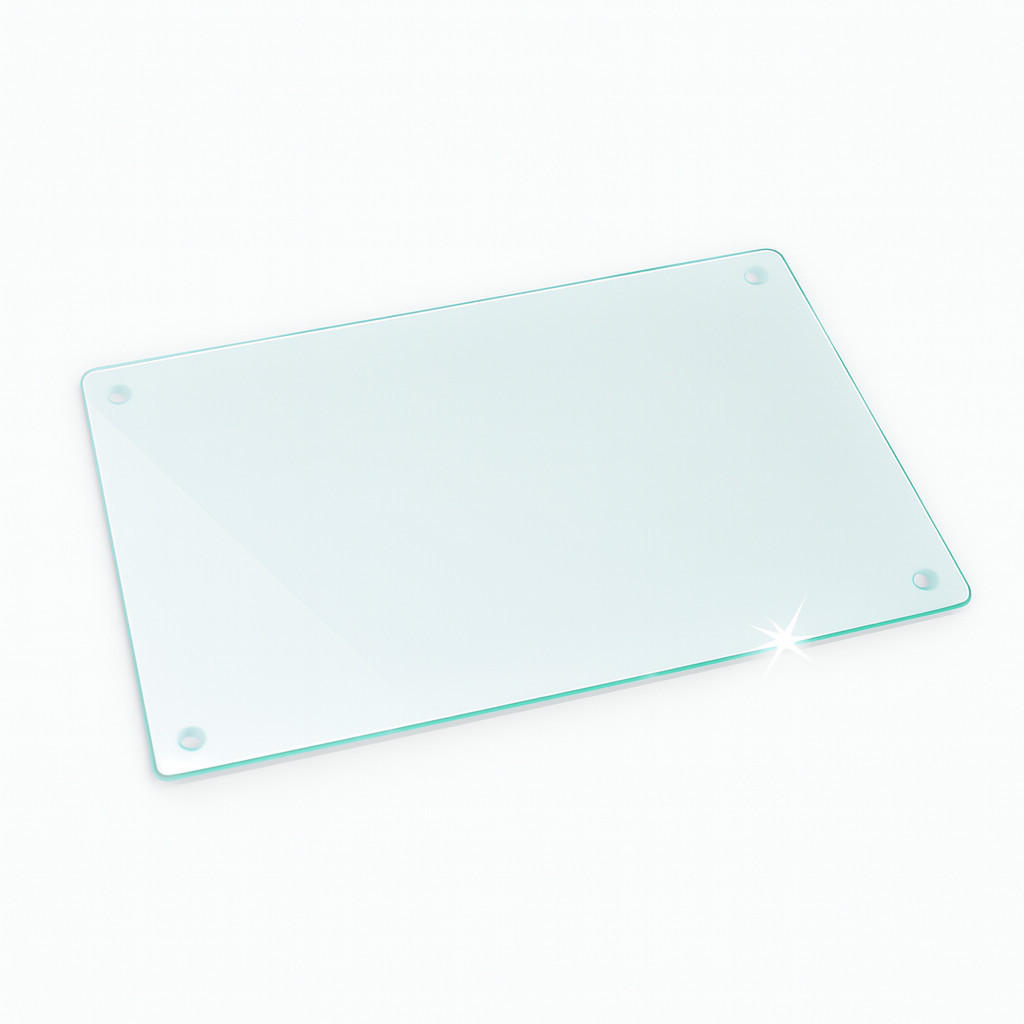 Wallfluent Glasplatte Transparent 30x0.4x52 cm