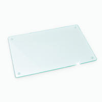 GLASPLATTE 52x30cm Transparent - Transparent, Glas (52/30/0.4cm) - Wallfluent