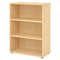 REGAL - 3 Ordnerhöhen 40/80/110 cm in Ahornfarben - Ahornfarben, Holzwerkstoff (80/110/40cm) - bümö