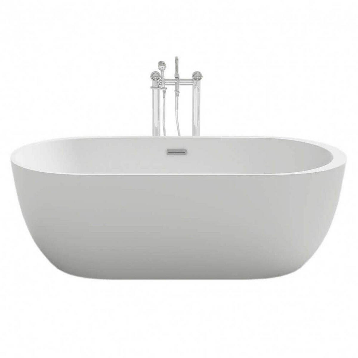FREISTEHENDE Badewanne CODO - 170 x 80 cm Weiß - Weiß, Keramik (170/58/80cm) - Home Deluxe