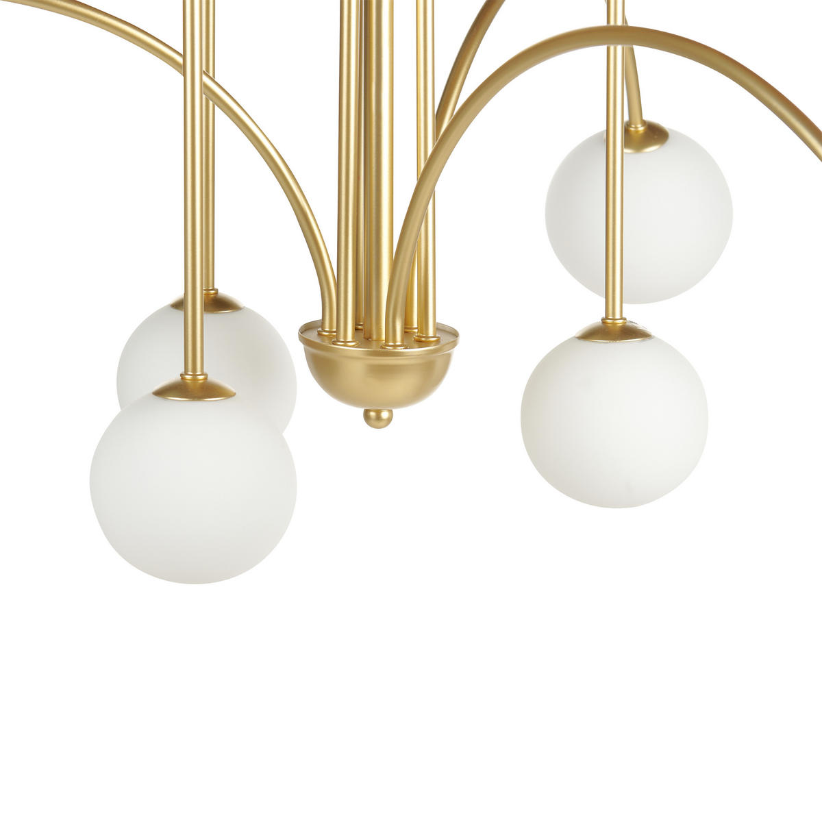KRONLEUCHTER Forbes 80/80/80 cm - Goldfarben, Metall (80/80/80cm) - Beliani