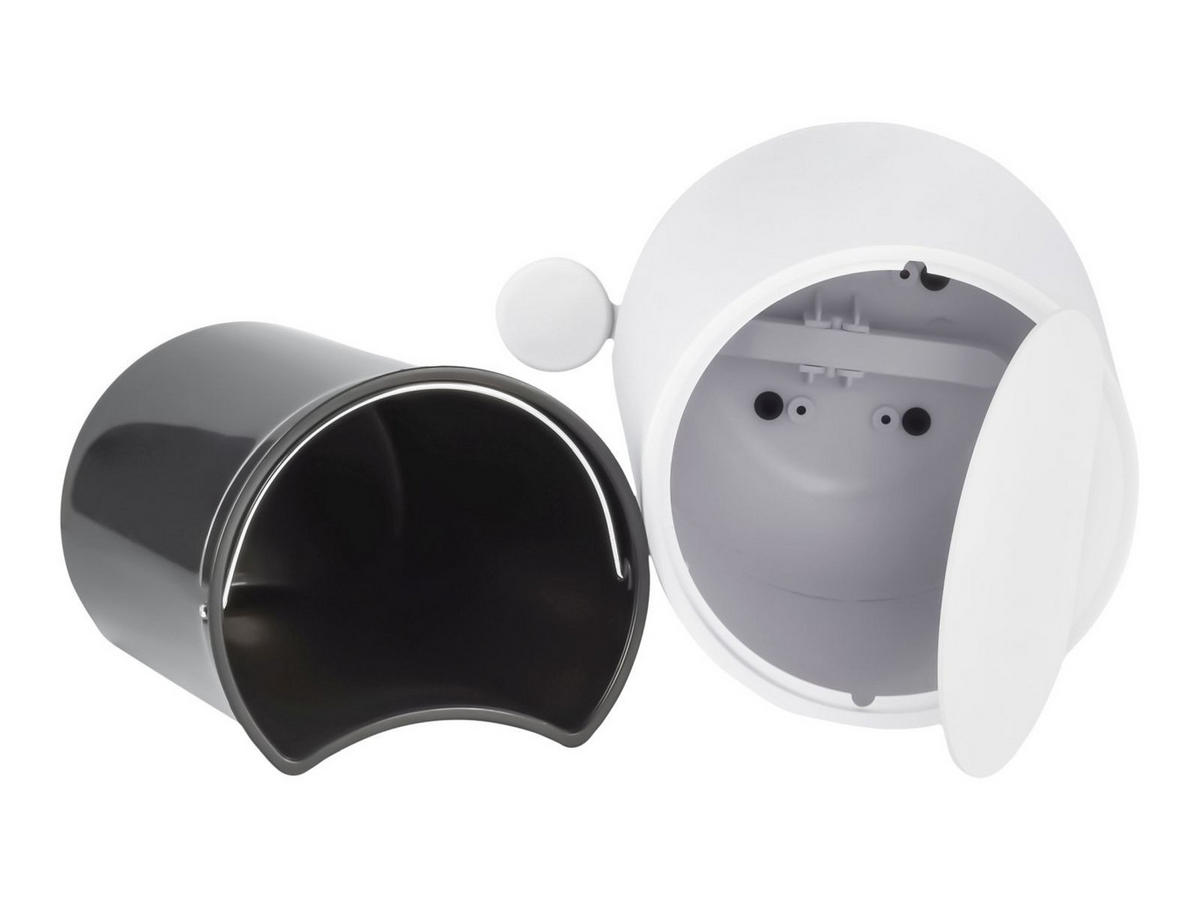 BAD ACCESSOIRES SET Nova 2tlg. weiß - Weiß, Kunststoff (23/29/23cm) - Zone Denmark