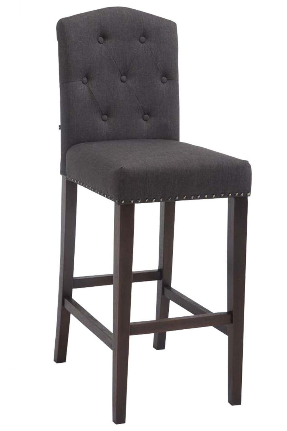CLP Barhocker Dunkelgrau 42x113x57 cm