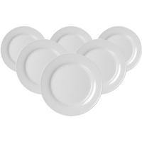 SPEISETELLER Bianco weiß ø 24 cm 6er Set - Weiß, Keramik (24cm) - Ritzenhoff Breker