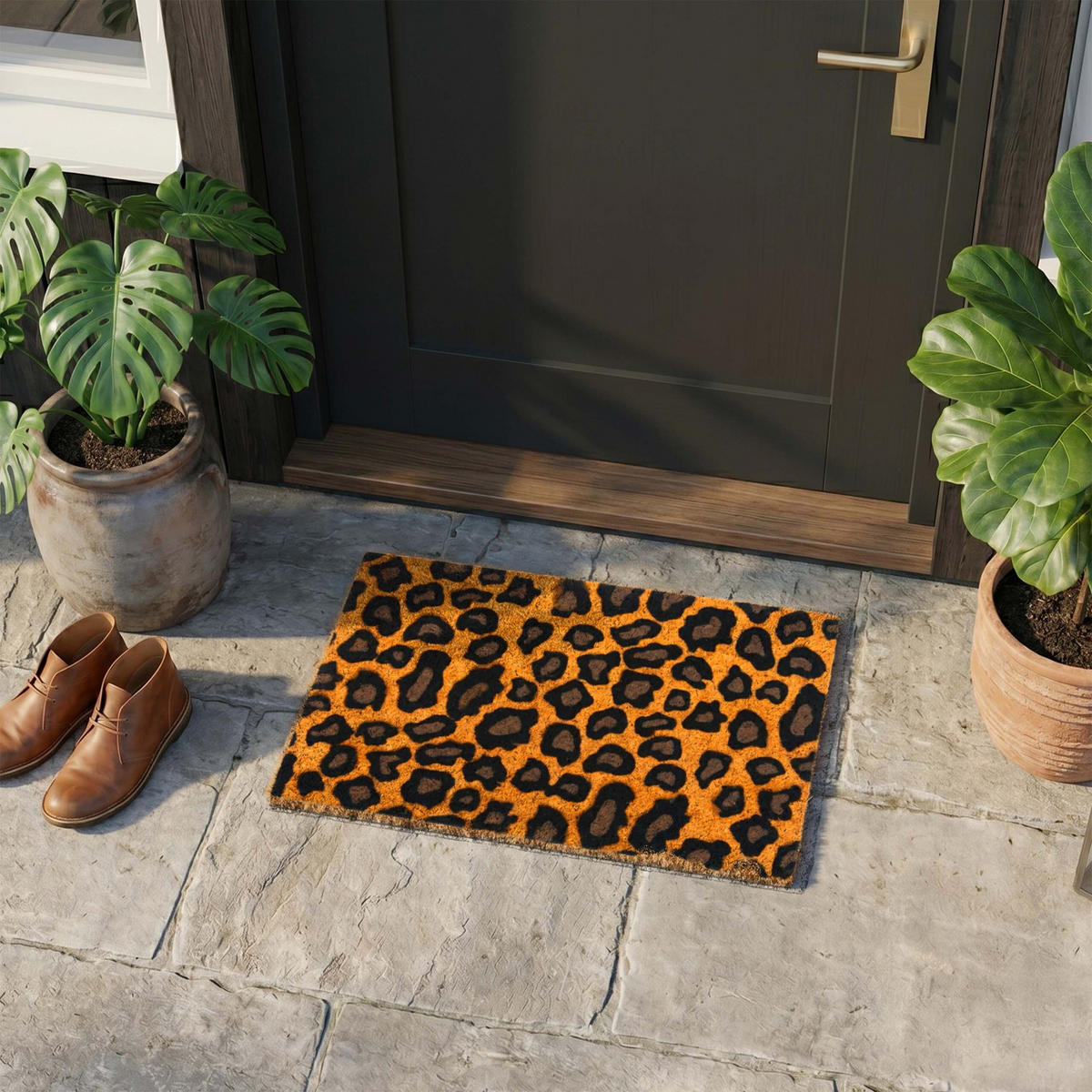ROHOŽ - viacfarebná, textil/plast (60/40cm) - Relaxdays