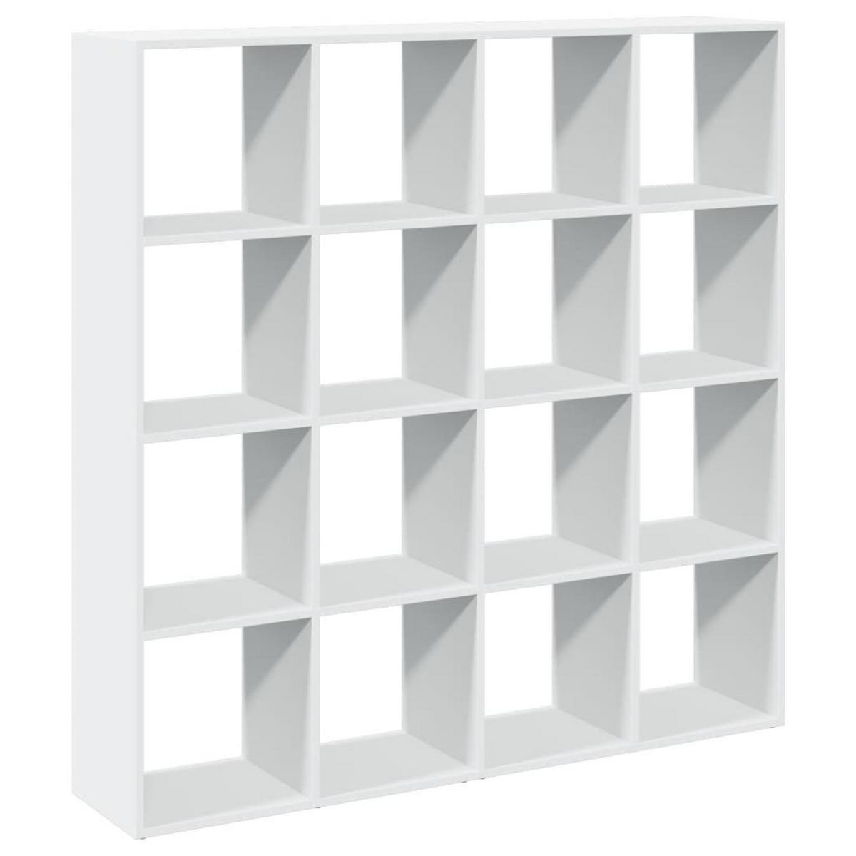 BÜCHERREGAL Weiss 137,5/29/137,5 Cm Holzwerkstoff - Weiß, Holzwerkstoff (29/137.5/137.5cm) - vidaXL