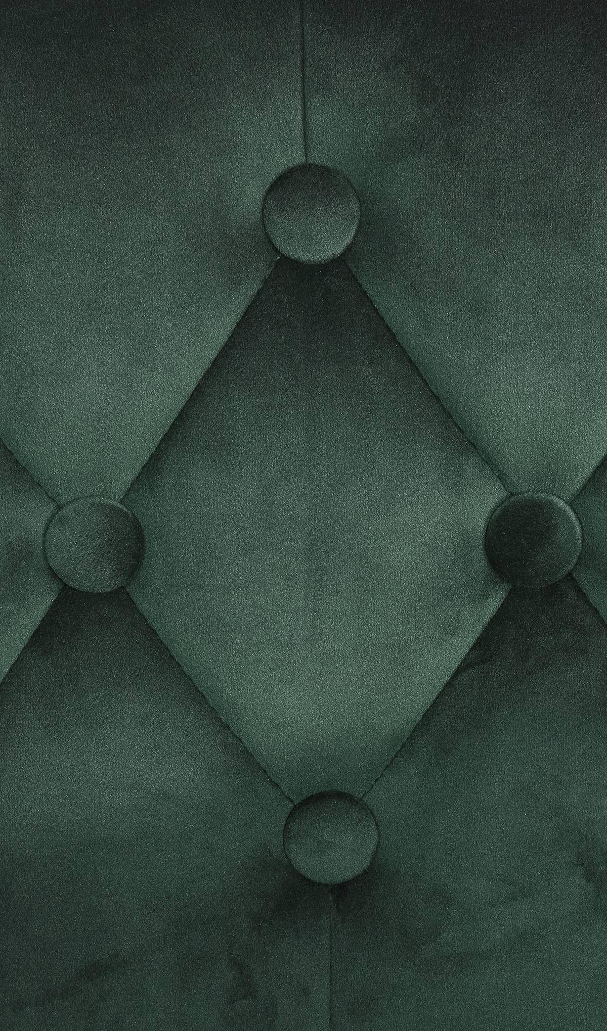 BARHOCKER Samt dunkelgrün - Dunkelgrün/Schwarz, Textil (62/103/55cm) - CLP