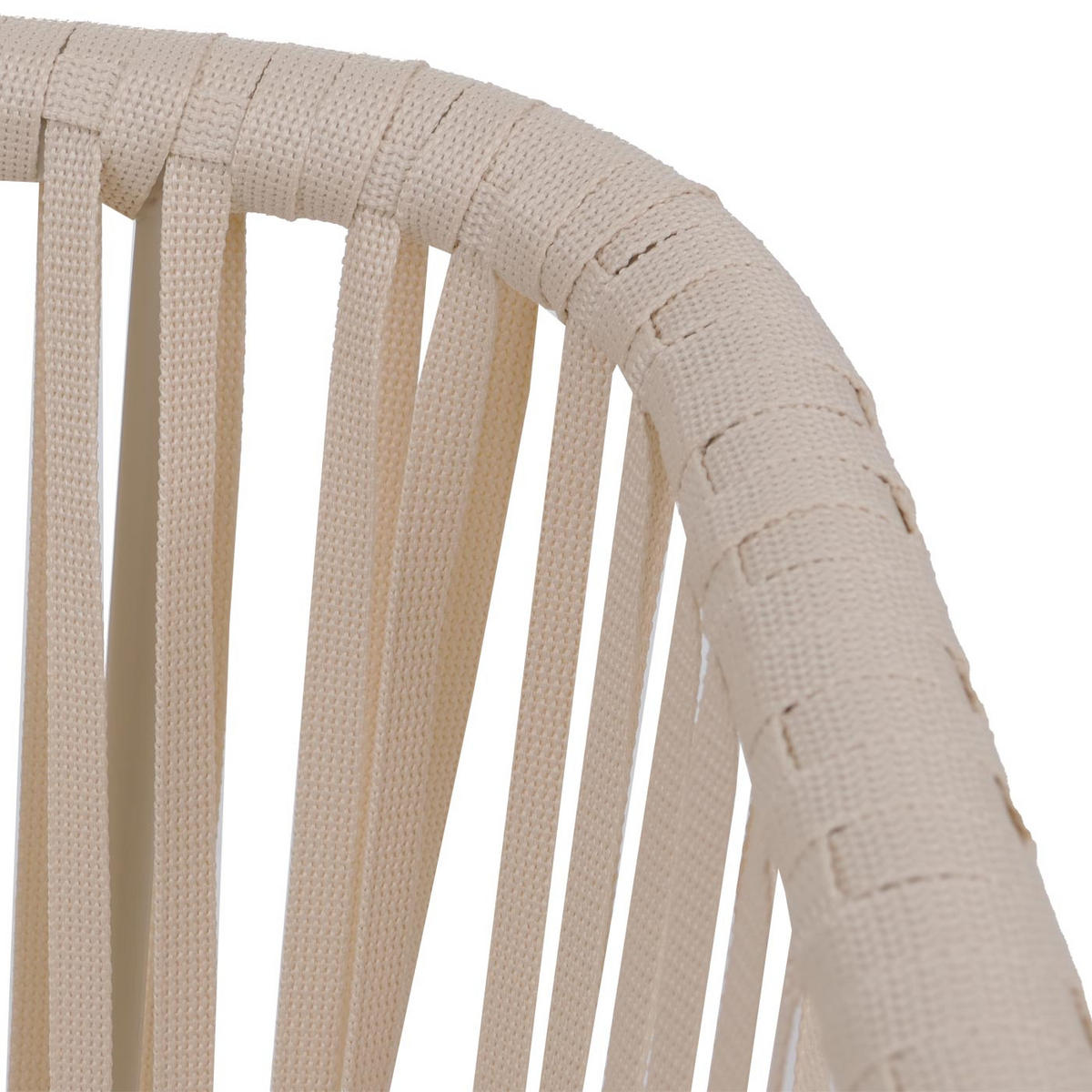 GARTENSTUHL 2er-Set 75x55x55cm Creme - Creme, Metall (55/75/55cm) - PROREGAL
