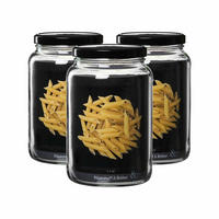 VORRATSGLÄSER Mara transparent 1,7 l 3er Set - Transparent, Glas (12/19/12cm) - Ritzenhoff Breker
